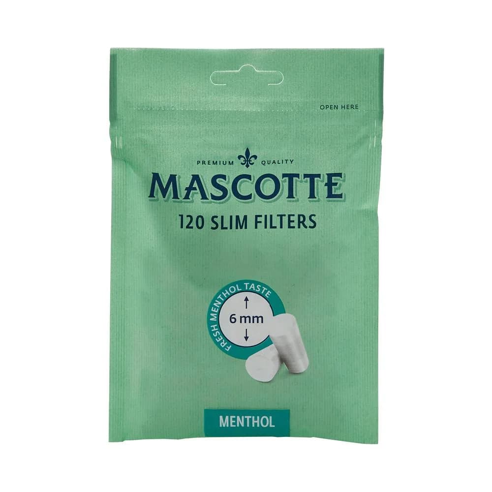 Фильтры сиг. MASCOTTE Slim Filters Mentol (6мм/15мм)