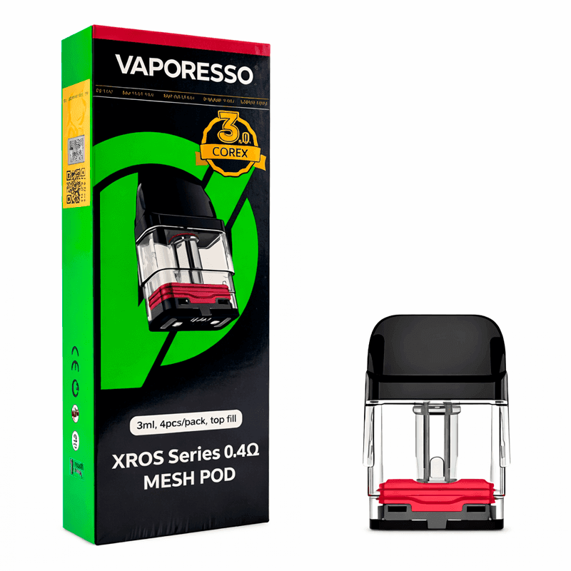 Картридж Vaporesso XROS 3ml 0.4 Ом COREX 3.0 Pod (4 шт)